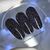 NOTN. Reflective Gel Polish, Obsidian, графітово-фіолетовий світловідбиваючий, 10 ml #3