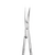 RAIZ. Cuticle scissors, WORK form 2, size L. Ножиці для кутикули #2