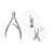 RAIZ. Cuticle nippers, WORK form 1, 9 mm. Кусачки для шкіри професійні #4