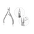 RAIZ. Cuticle nippers, HOME form 8, 14 mm. Кусачки для нігтів професійні #4