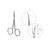 RAIZ. Cuticle scissors, WORK form 2, size L. Ножиці для кутикули #4