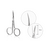 RAIZ. Cuticle scissors, WORK form 3, size S. Ножиці для кутикули #4