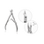 RAIZ. Cuticle nippers, WORK form 2, 10 mm. Кусачки для шкіри професійні #4