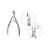 RAIZ. Cuticle nippers, WORK form 5, 8 mm. Кусачки для шкіри професійні #4