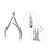 RAIZ. Cuticle nippers, HOME form 1, 8 mm. Кусачки для шкіри професійні #4