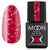 MOON FULL. Rubber Base, Silena #2038, 8 ml. Каучукова кольорова база зі срібною поталлю, червоно-ягідна #1