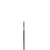 EDLEN. Diamond nail bit, flame, blue, blunt end, Ø 2.3 mm. Фреза алмазна "Полум'я" синя, безпечна #1