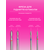 EDLEN. Diamond nail bit, flame, red, point end, Ø 2.1 mm. Фреза алмазна "Полум'я" червона, загострена #2