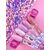 LUNAmoon. Light Acrygel #28 Light lilac with shimmer, 30 ml, рідкий гель, світло-бузковий з шимером #4