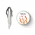 GA&MA. Relief gel, silver, 5 g, рельєф гель, срібло #1