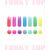 ADORE. Funky Color Top coat, №07, Lime, 8 ml. Вітражний топ, лимонний #3
