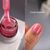 NOTD. Cover Base, NEW Formula, Light pigment #46, 10 ml, напівпрозора припилено-рожева база #2