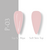 ADORE. Pastel Gel Polish, #P-03, Soft peach, 8 ml. Гель-лак, пастельний персиковий рожевий #2
