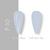ADORE. Pastel Gel Polish, #P-10, Soft blue, 8 ml. Гель-лак, пастельний світло-блакитний #2