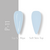 ADORE. Pastel Gel Polish, #P-11, Soft azure, 8 ml. Гель-лак, пастельний лазурний #2