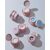 HEYLOVE. Nail Cushion set «White», 6 pcs, набір гелевих фарб для омбре, стемпінгу та малювання #6
