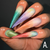 ADORE. Cat's Eye Gel Polish, #A-04, Riot, 8 ml. Гель-лак скляне "котяче око"-хамелеон, ультрамарин #5