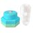 You Are Cute. Builder Gel #20, 15 ml, гель для нарощування з білими квіточками та кольоровими частинками #1
