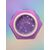 You Are Cute. Builder Gel #24, 15 ml, гель для нарощування з білими квіточками та кольоровими частинками #2