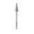 Ülka. Carbide nail bit, cone, green, Ø 6 mm / роб. частина 15 mm, Фреза твердосплавна "Конус" зелена #2