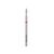 Ülka. Diamond nail bit, flame, red, Ø 2.3 mm / роб. частина 8 mm, Фреза алмазна "Полум'я" червона, гостра #2