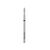 Ülka. Diamond nail bit, flame, blue, Ø 2.3 mm / роб. частина 8 mm, Фреза алмазна "Полум'я" синя, гостра #2