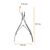 OSTRO. Cuticle nippers, 11-12 mm, Кусачки для кутикули, L #3