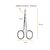 OSTRO. Cuticle scissors, Ножиці для кутикули, Standard #3