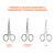 OSTRO. Cuticle scissors, Ножиці для кутикули, Narrow #4