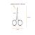OSTRO. Cuticle scissors, Ножиці для кутикули, Mini #3