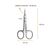 OSTRO. Cuticle scissors, Ножиці для кутикули, Narrow #3