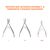OSTRO. Cuticle nippers, 11-12 mm, Кусачки для кутикули, L #4