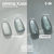 ADORE. Cat's Eye Gel Polish, #C-06, 8 ml. Світловідбиваючий гель-лак "котяче око", холодний срібний #3