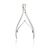 OSTRO. Cuticle nippers, 6-7 mm, Кусачки для кутикули, MINI #1