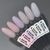 SAGA. Builder Gel "Night", 15 ml, #06. Гель для укріплення та нарощування, світловідбиваючий #5