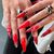 ADORE. Marble Glass Gel Polish, #MG-35, Pyrope, 8 ml. Вітражний гель-лак, вогненно-червоний #5
