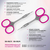 STALEKS. Cuticle scissors, Ножиці з гачком для кутикули SMART 50 TYPE 4 #2