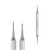 STALEKS. Manicure brush, Exclusive 01/11,  liner 12 mm / 7 mm. Пензлик-лайнер для манікюру двосторонній #1