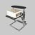 Ülka. Stand for pedicure vacuum cleaner "BALANCE", Black. Підставка для педикюру, чорна #2