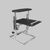 Ülka. Stand for pedicure vacuum cleaner "BALANCE", Black. Підставка для педикюру, чорна #6