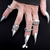 ADORE. Dual nail forms Type 8, Cat's claw Mini, Extra high, 120 pcs. Верхні форми, короткі котячі кігті #7