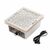 Built-in Nail dust Collector 110 V "Air Max T-REX", Витяжка вбудована 110 В, з регулятором потужності, решітка "сіра сталь" (під замовдення) #1