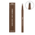 ZOLA x Makarevich. Eyebrow Liner, Quard Brush, Brown. Лайнер для брів з квадро-пензлем, коричневий #1