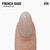 ADORE. French Base, №28, Off-white, 15 ml. Камуфлююча база, бежево-сіра з шимером — Adore Professional, NAILSMADE