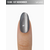 ADORE. Cat's Eye Gel Polish, 12:00, 12 ml. Гель-лак "котяче око" шовковий, чорно-сірий — Adore Professional, NAILSMADE