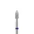 KWARK. Фреза алмазно-платинова "ПАТРОН" синя, Ø 2.5 mm — KWARK, NAILSMADE