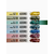 ADORE. Aqua Drops, #11, 5 ml. Рідкі акварельні краплі, зелено-бірюзовий з шимером — Adore Professional, NAILSMADE