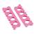 Finger separators, pink, 2 pcs (1 pair) — Toe separators, NAILSMADE