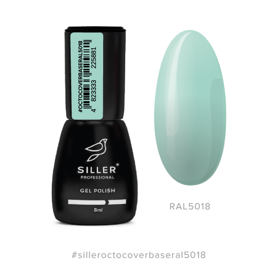 SILLER Octo Cover Base NEON, 8 ml, База з активним компонентом Octopirox, RAL 5018