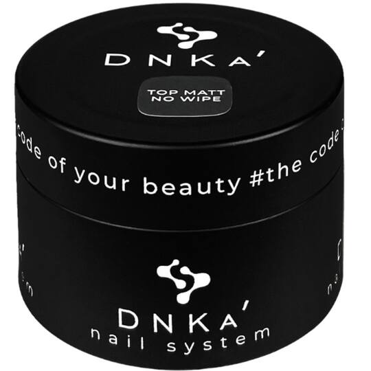 DNKa’. Matte Top coat, No Wipe, 30 ml, "suede", матовий топ з ефектом замші, без липкого шару